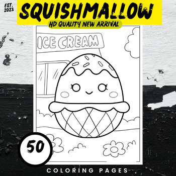 Sqmallow coloring pages