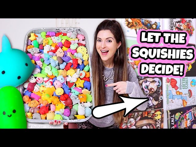 Squishies choose my adult coloring book colors art supplies