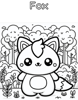 Squishy animal coloring pages