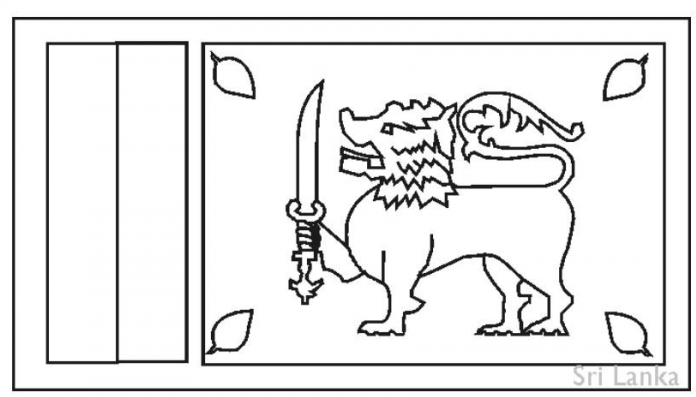 Image result for sri lanka flag logo line art flag coloring pages flag drawing sri lanka flag