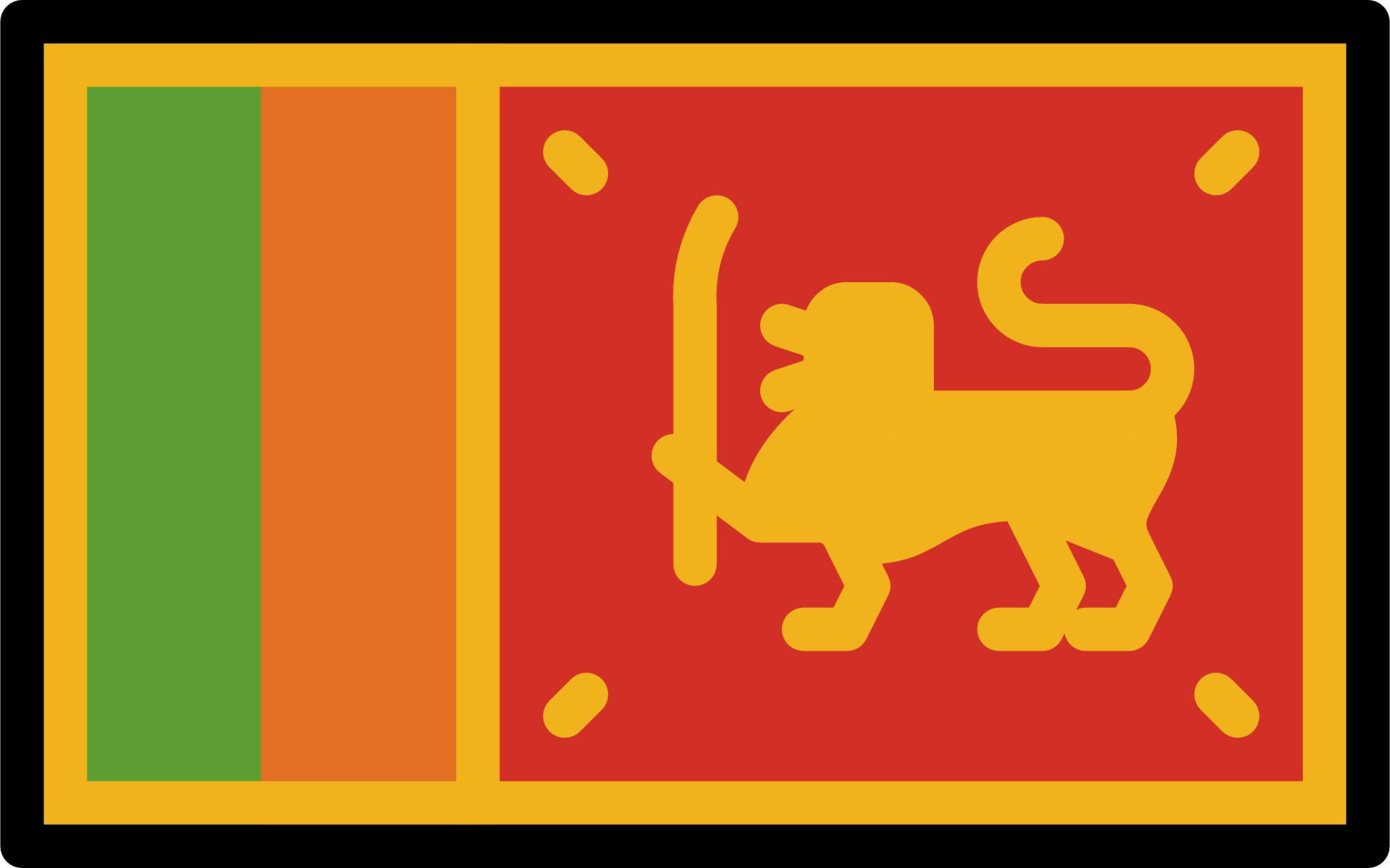 Flag sri lanka emoji