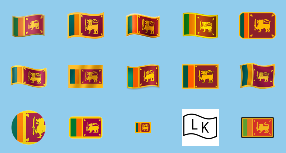 Ðð flag sri lanka emoji
