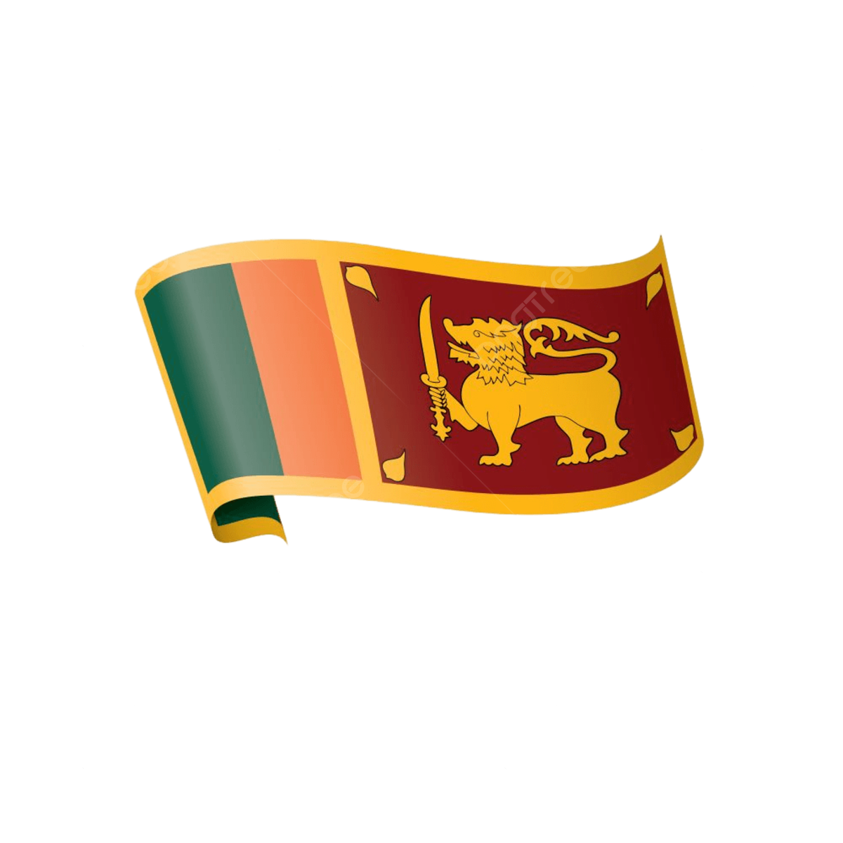 Sri lanka flag d png transparent images free download vector files