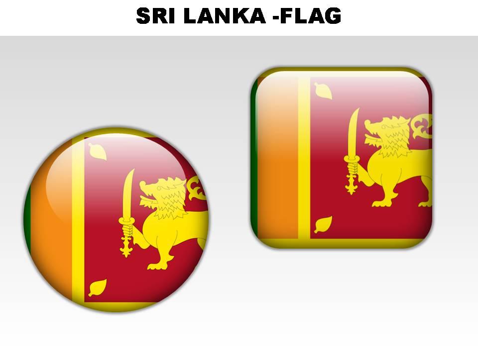 Sri lanka country powerpoint flags powerpoint slide images ppt design templates presentation visual aids
