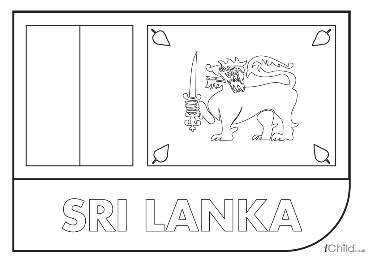 Sri lanka flag louring in picture flag of sri lanka