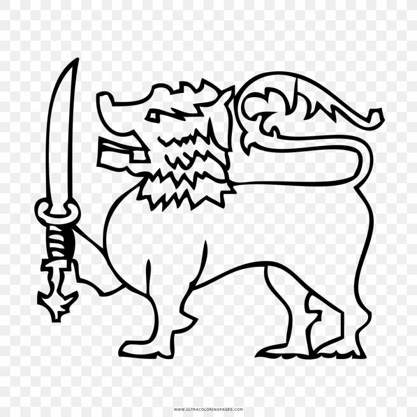 Coloring book flag of sri lanka flag of sri lanka ausmalbild png xpx watercolor cartoon flower