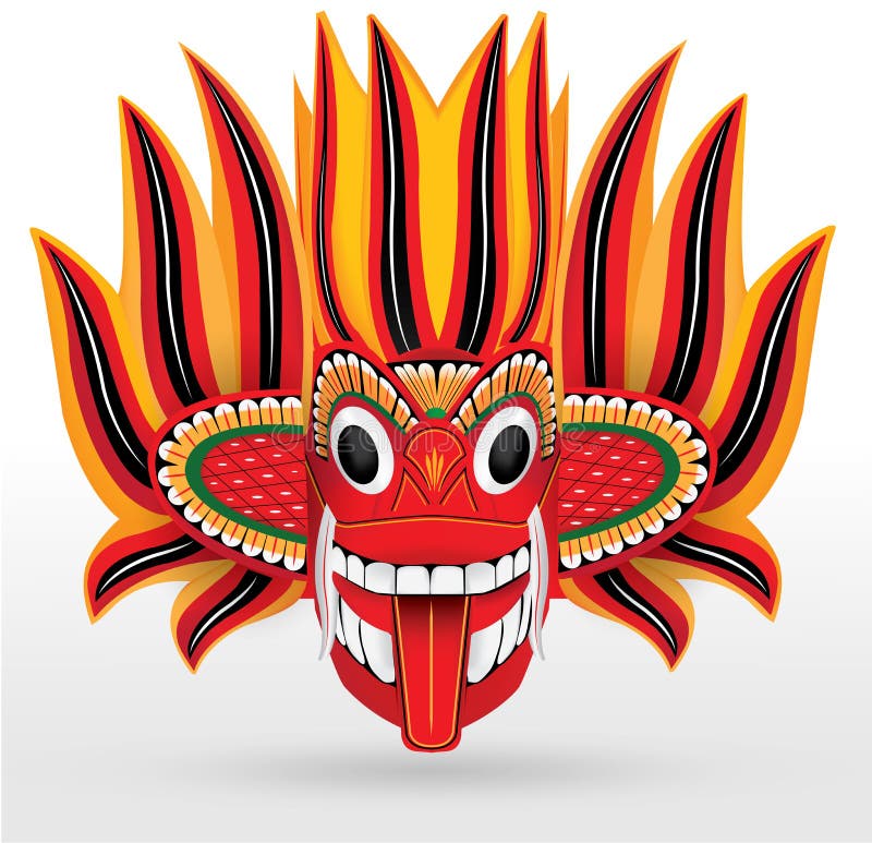 Traditional mask sri lanka stock photos