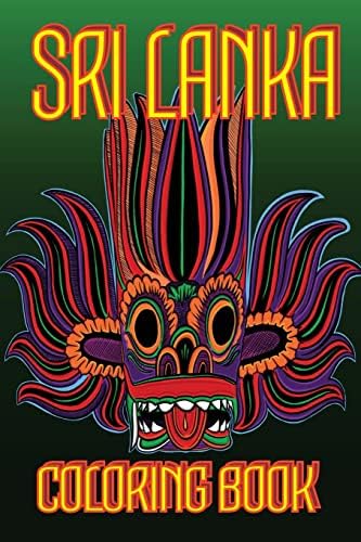 Sri lanka coloring book raksha fire dance mask us edition edutainment ptw books