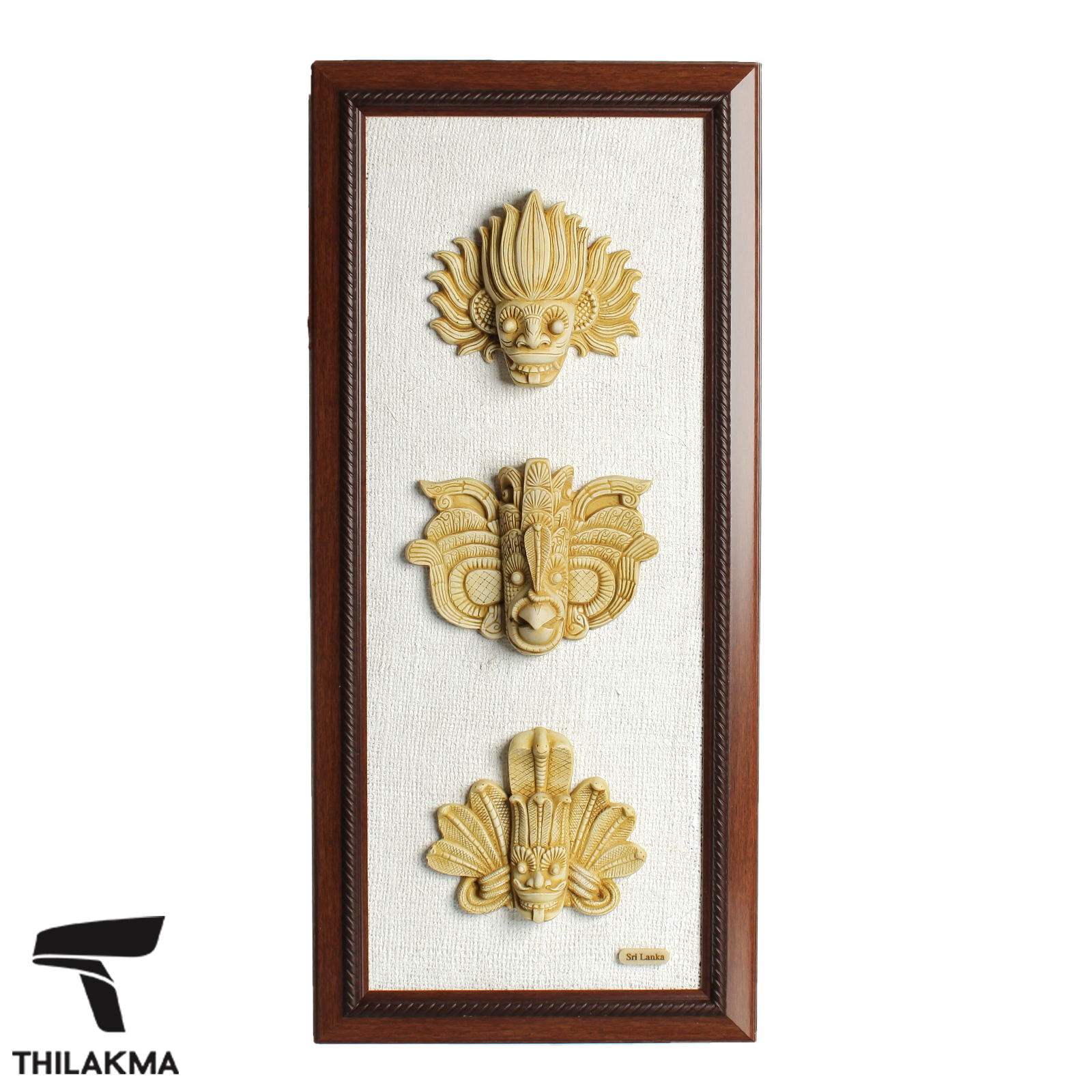 Sri lankan traditional mask wall frame