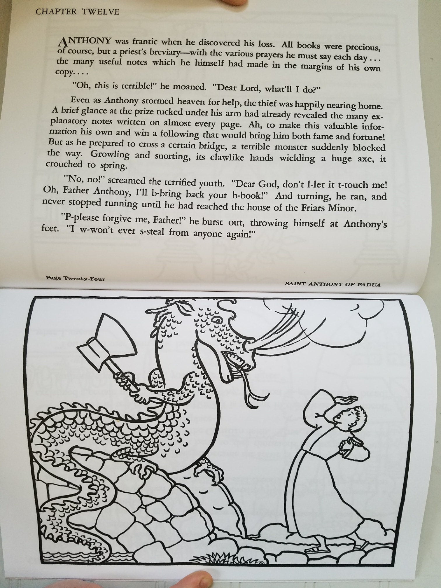 St anthony of padua coloring book windeatt v st jerome school and library