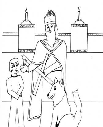 Ckb saint blaise and jesus performing miracles