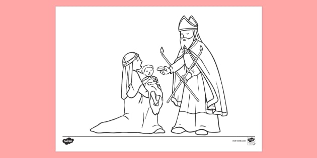 Saint blaise colouring worksheet worksheet teacher made