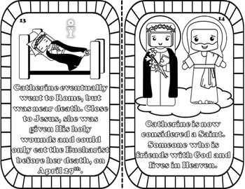 My catholic mini saint book
