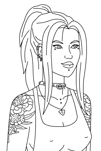 King on x i finally got around to drawing st cecilia in the actual metalocalypse art style and i must say im really pleased with how she turned out i feel like