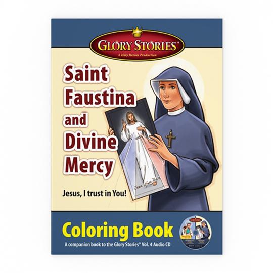 Saint faustina and divine mercy coloring book
