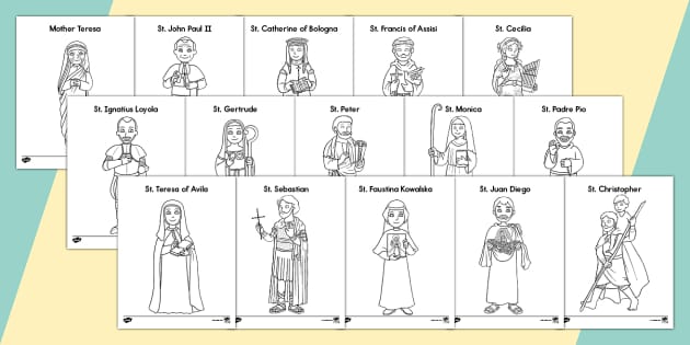 Saints loring sheets teacher made