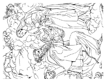 Saint francis of assisi coloring picture by stevens social studies