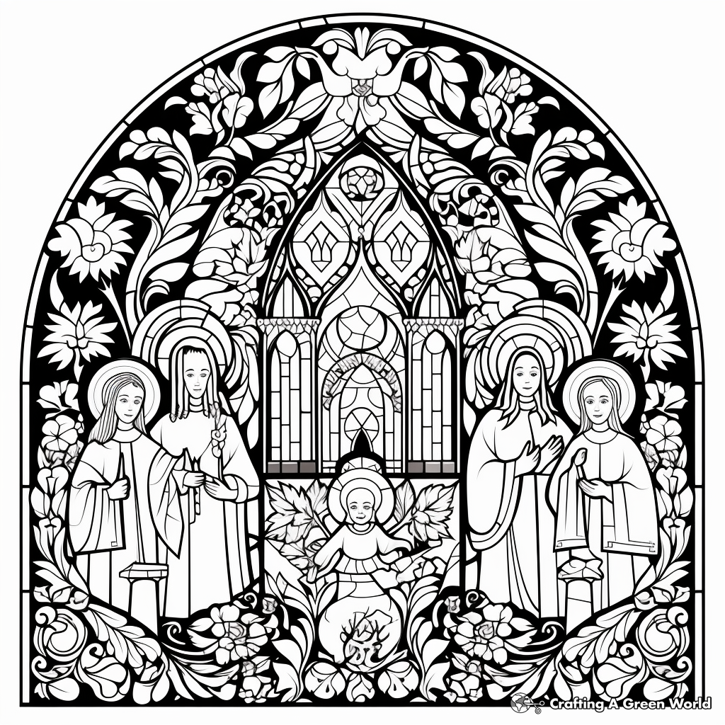 All saints day coloring pages
