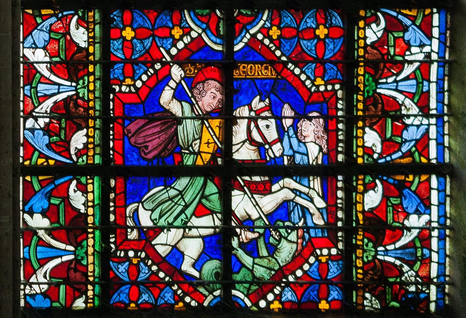 The history and iconography of st george and the dragon art object