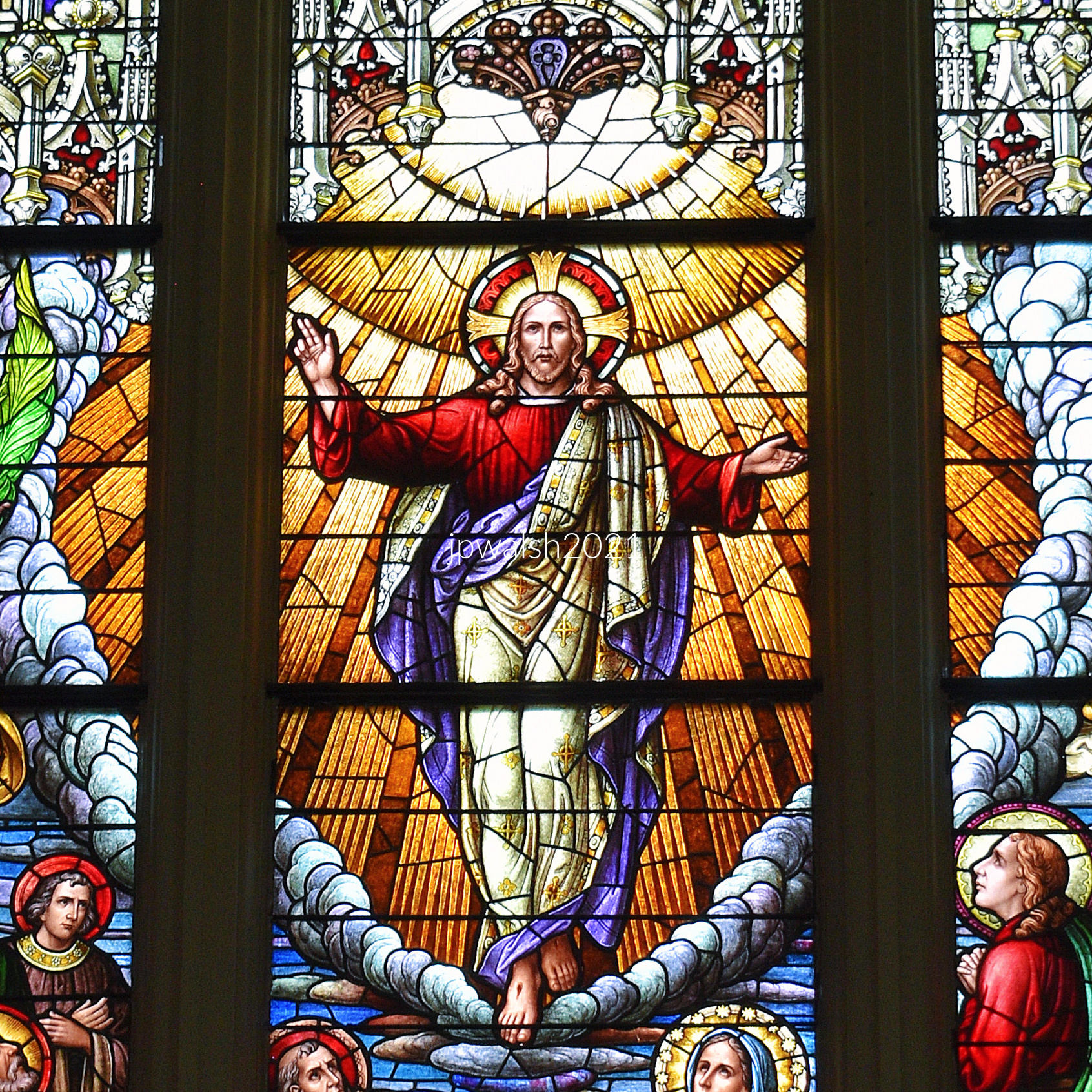 My art photography stained glass tyrol art glass pany of innsbruck austria ascension of jesus and assumption of mary into heaven sts peter and paul church naperville illinois photos
