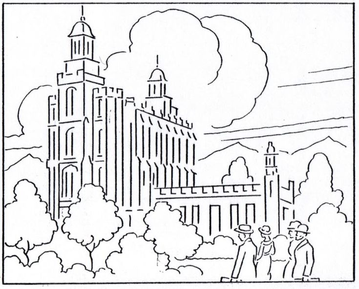 Saint george temple colouring pages logan temple lds coloring pages coloring pages