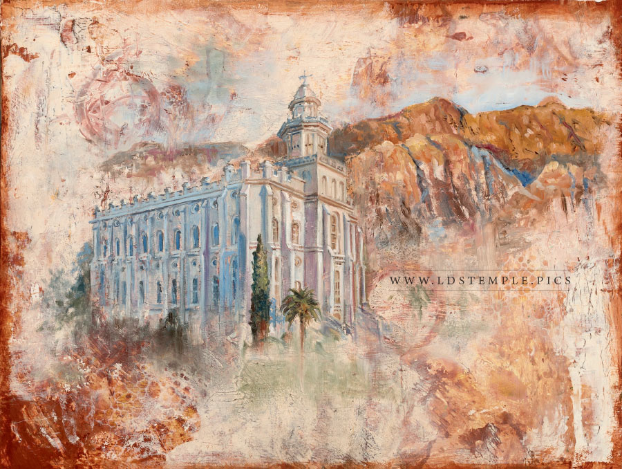 St george temple painting