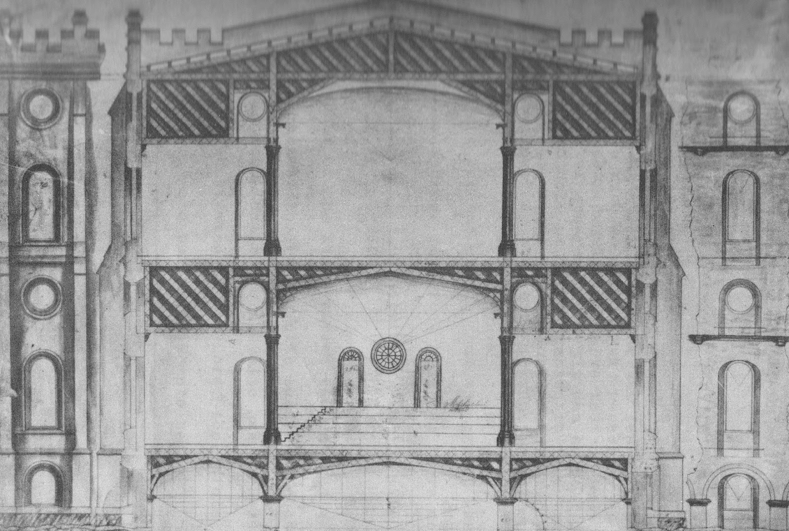 Historic lds architecture st george temple interior