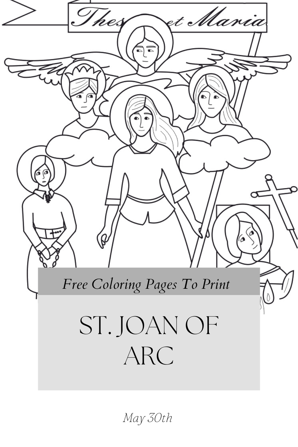 Free coloring pages for catholics
