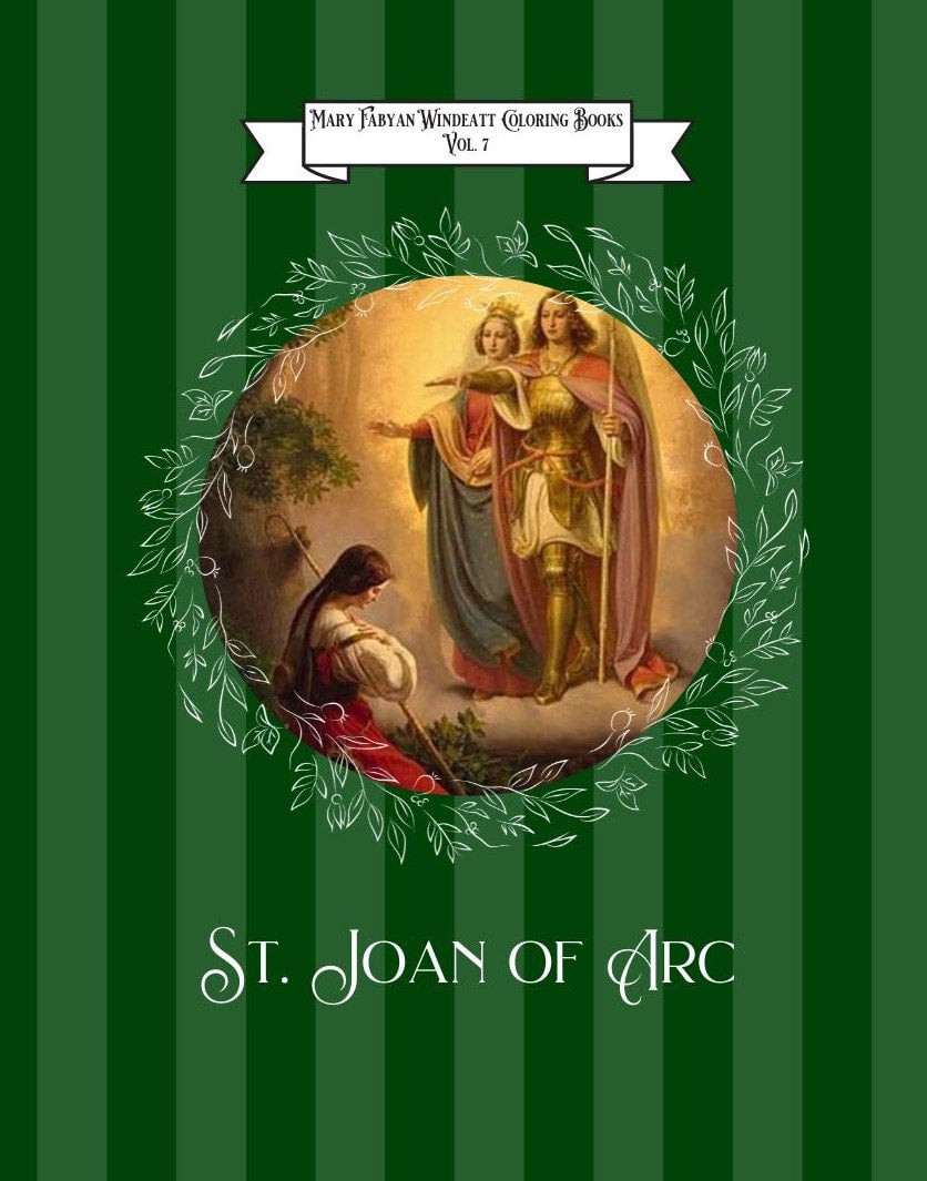 St joan of arc coloring book windeatt v st jerome school and library