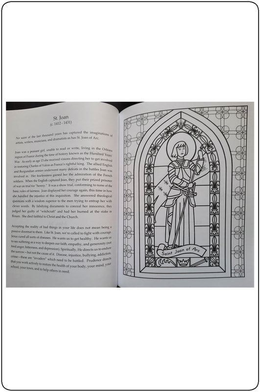 Saints coloring book vol