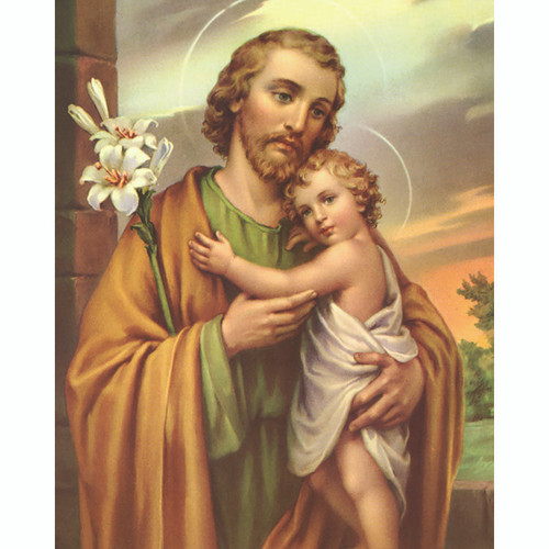 Traditional image of st joseph