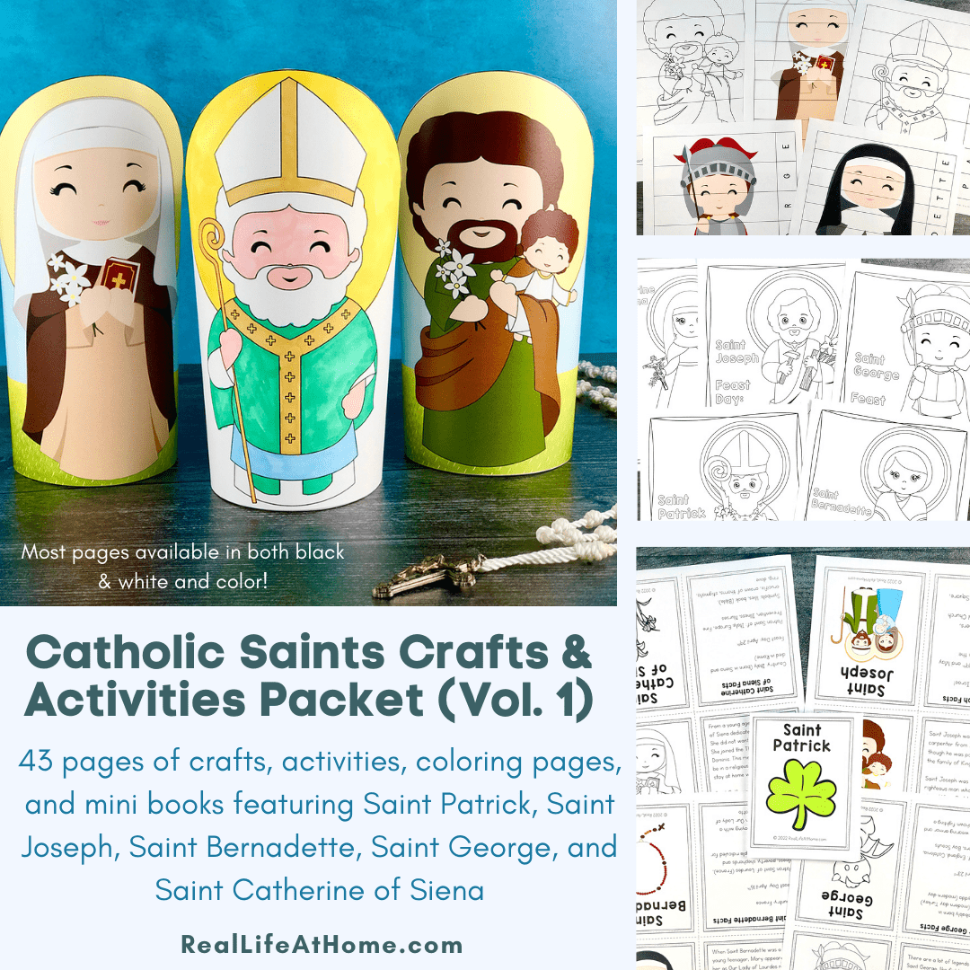 St joseph coloring page printable for kids