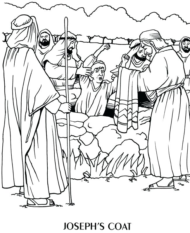 Joseph coloring pages