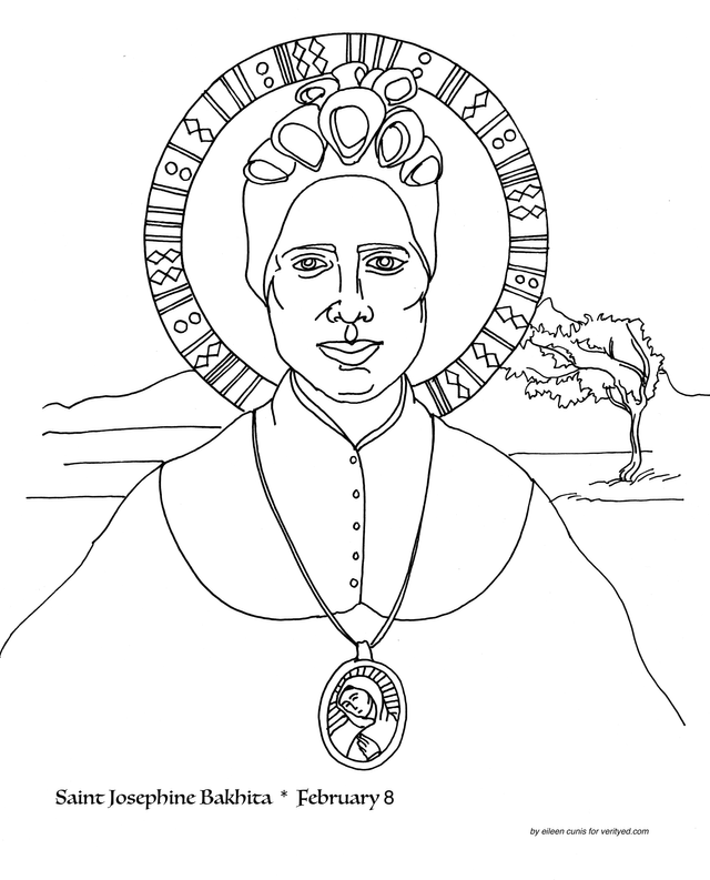 Saints coloring pages
