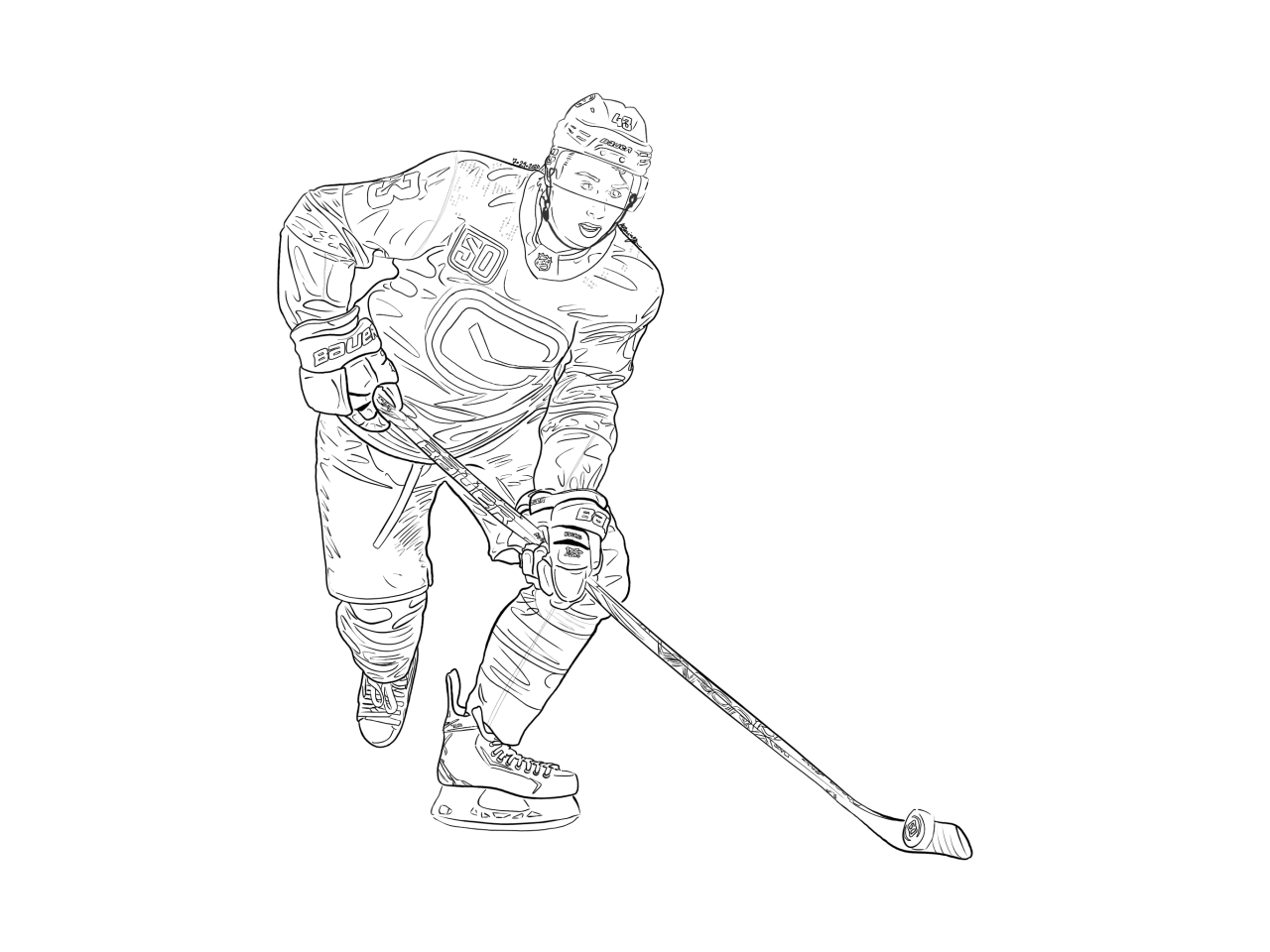 Where hockey meets art â coloring pages â matthew tkachuk quinn hughes