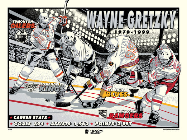Nhl wayne gretzky legend x serigraph â phenom gallery
