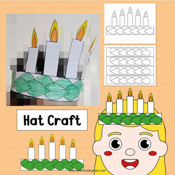 St lucia crown activities hat craft writing coloring holiday around the world