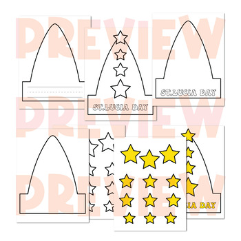 Saint lucias day hat craft st lucias day crown holidays around the world