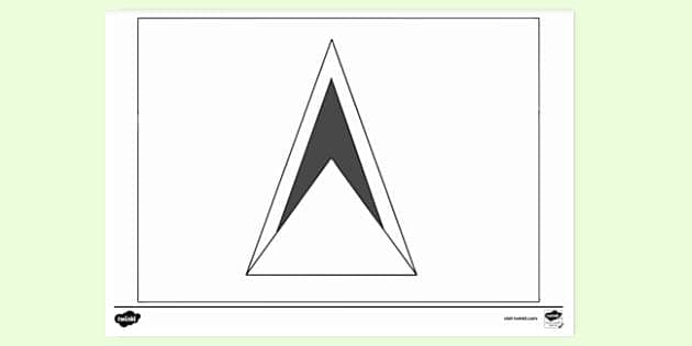 St lucia flag colouring sheet teacher made