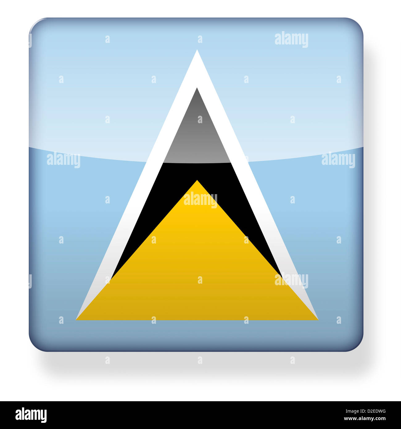 Saint lucia flag hi