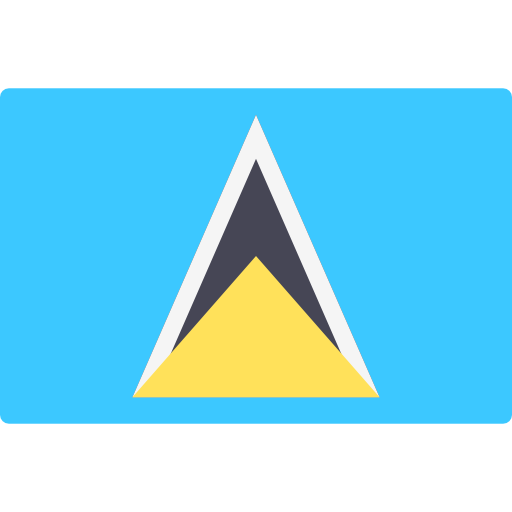 World st lucia flag flags country nation icon