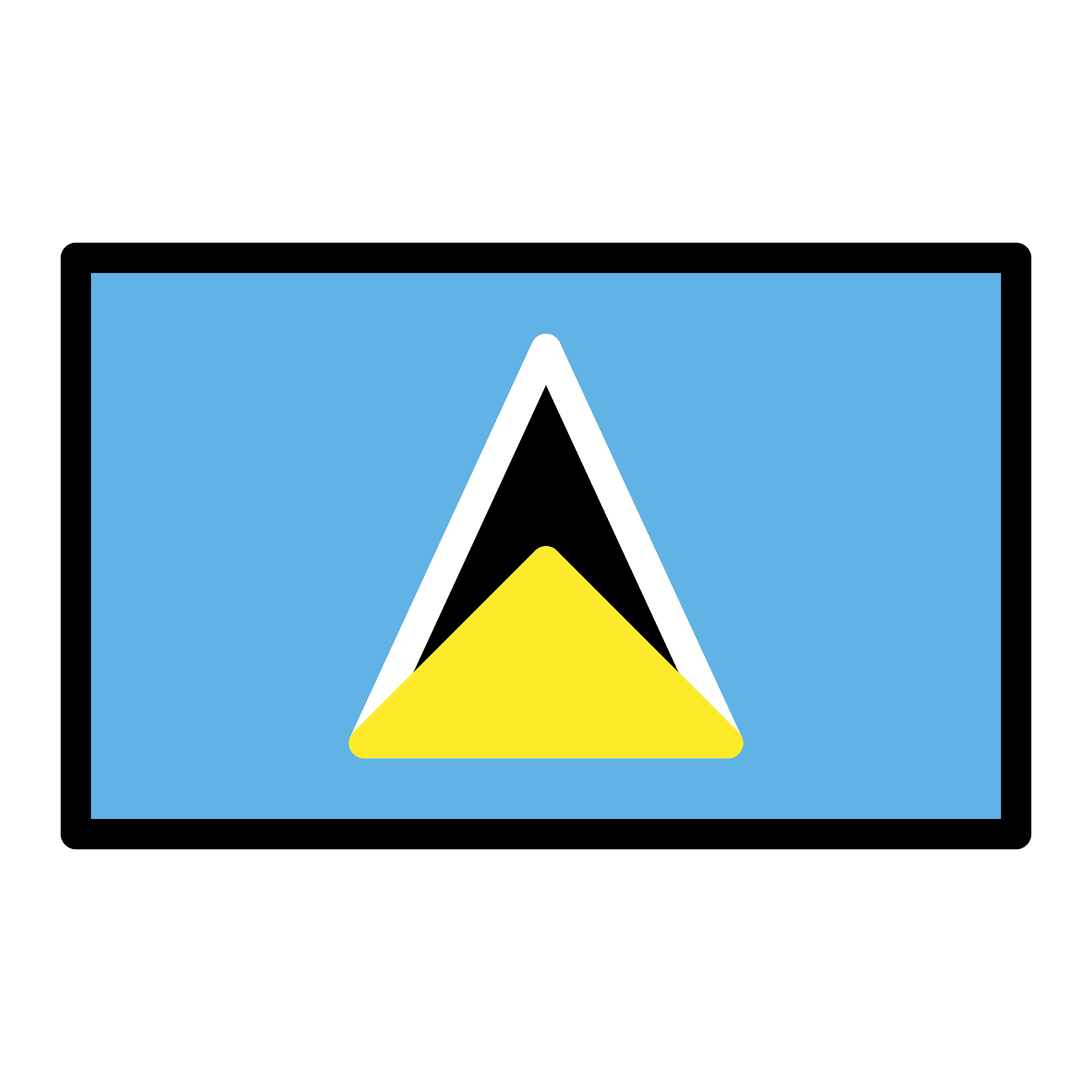 St lucia flag emoji clipart free download transparent png