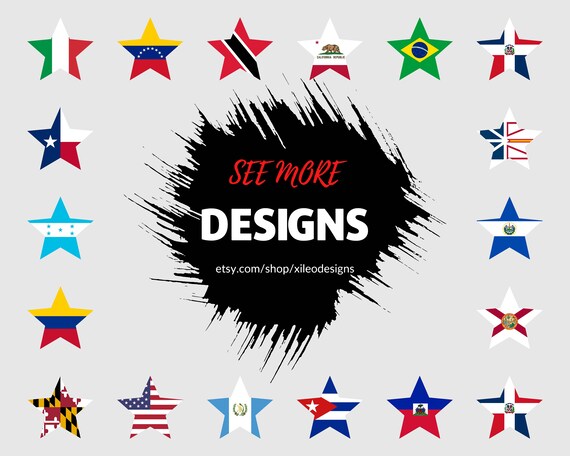 Saint lucia star flag svg st lucian star shape flag country nation national symbol digital vector cricut cut file eps png jpg jpeg pdf ai