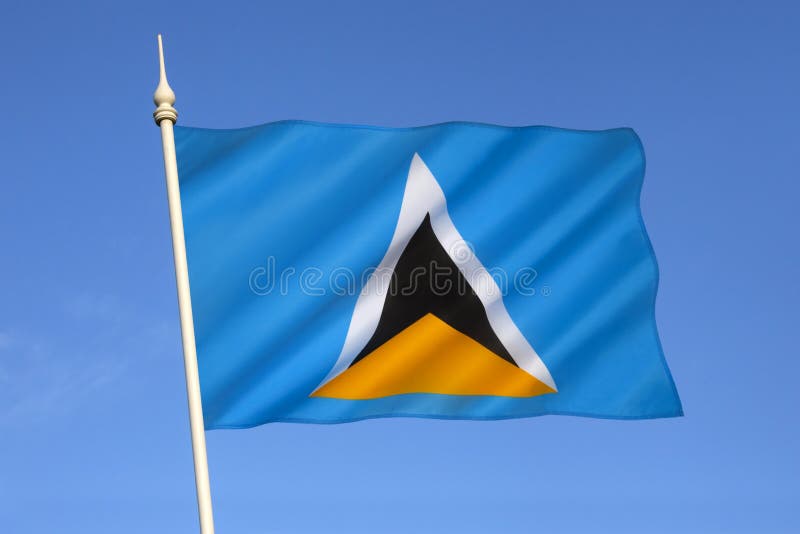 Flag lucia stock photos
