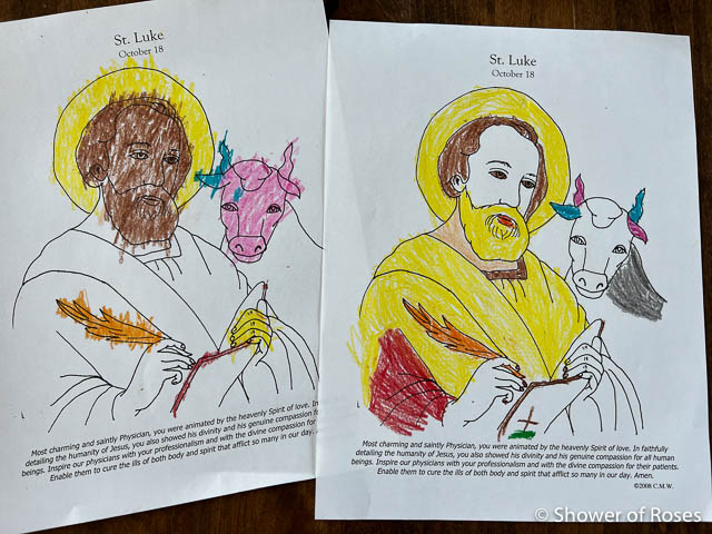 Little saints preschool colors guardian angels