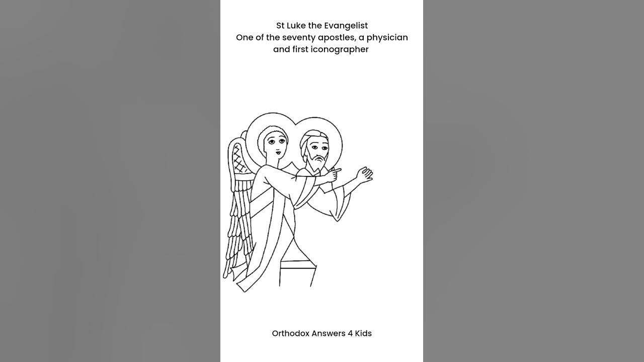 St luke the evangelist first iconographer shorts orthodox