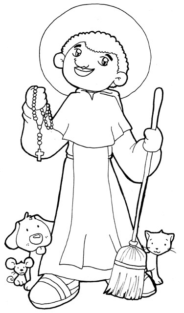 Saint martin de porres coloring pages coloring pages san martin de porres don josã de san martin dibujos