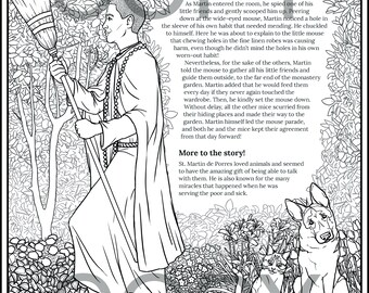Saint martin de porres coloring pages download now
