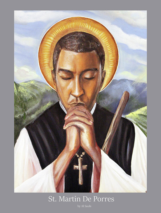 St martin de porres painting by al sauls icons
