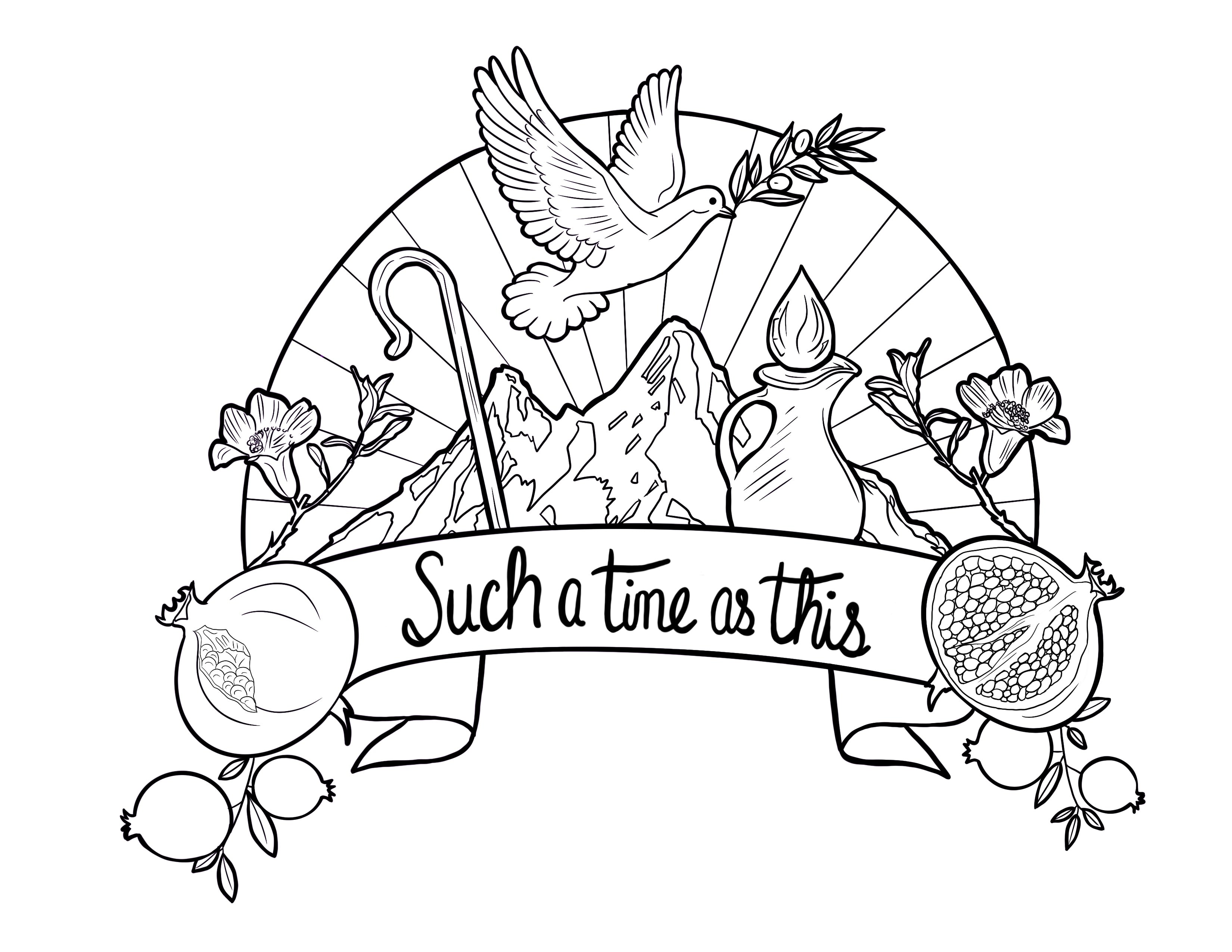 Digital coloring book pages â ministry of saints modern iconography
